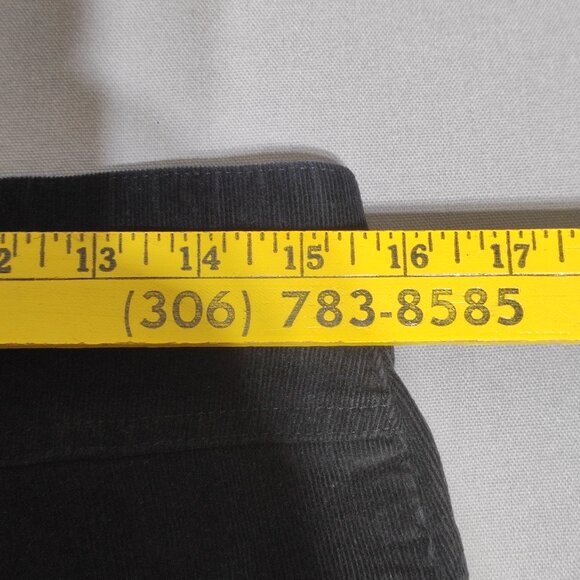 Kenneth Cole Reaction Corduroy Pants women's siz 10 black colour straight skinny - Picture 7 of 11